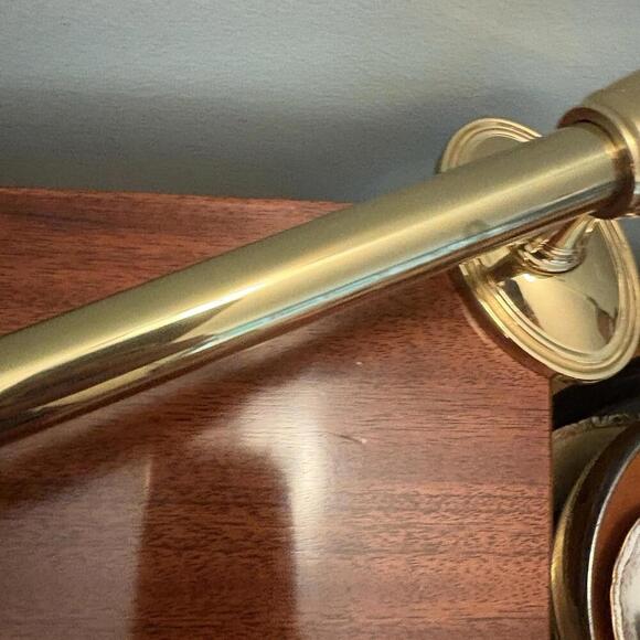 Ralph Lauren Home Engraved Wall Mounted Towel Bar Set 31” Bar 3 pieces  Read - Picture 3 of 15